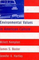 Environmental values in American culture /