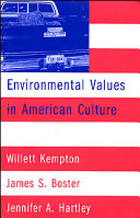 Environmental values in American culture /