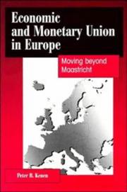 Economic and monetary union in Europe : moving beyond Maastricht /