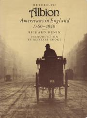 Return to Albion : Americans in England, 1760-1940 /