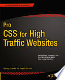 Pro CSS for High Traffic Websites /