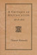 A critique of adjudication : fin de siècle /