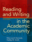 Reading and writing in the academic community /