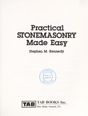 Practical stonemasonry made easy /