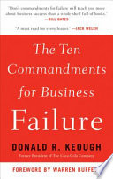 The ten commandments for business failure /