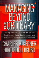 Managing beyond the ordinary /