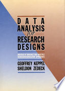 Data analysis for research designs : analysis-of-variance and multiple regression/correlation approaches /