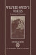 Wilfred Owen's voices : language and community /
