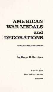 American war medals and decorations /