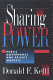 Sharing power : public governance and private markets /