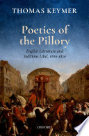 Poetics of the pillory : English literature and seditious libel, 1660-1820 /