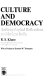 Culture and democracy : anthropological reflections on modern India /