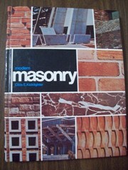 Modern masonry : brick, block, stone /