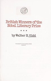 British winners of the Nobel Literary Prize /