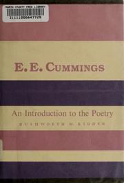 E. E. Cummings : an introduction to the poetry /