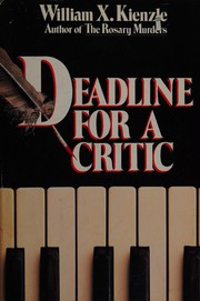 Deadline for a critic /