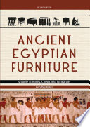 Ancient Egyptian furniture.