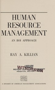 Human resource management : an ROI approach /