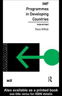 IMF programmes in developing countries : design and impact /