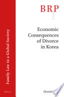 Economic consequences of divorce in Korea /
