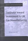Japanese inward investment in UK car manufacturing /