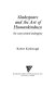 Shakespeare and the art of humankindness : the essay toward androgyny /