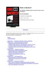 Reds or rackets? : the making of radical and conservative unions on the waterfront /