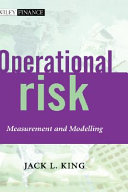 Operational risk : measurement and modelling /