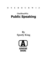 Public speaking /