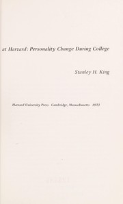 Five lives at Harvard: personality change during college /