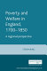 Poverty and welfare in England, 1700-1850 : a regional perspective /
