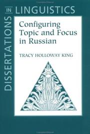 Configuring topic and focus in Russian /