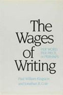 The wages of writing : per word, per piece, or perhaps /