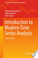 Introduction to modern time series analysis /