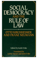 Social democracy and the rule of law /