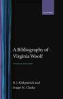 A bibliography of Virginia Woolf /