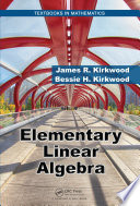 Elementary linear algebra /