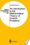An introduction to the mathematical theory of inverse problems /