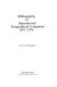 Bibliography of International Geographical Congresses, 1871-1976 /