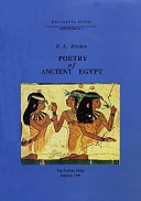 Poetry of ancient Egypt /