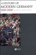 A history of modern Germany, 1800-2000 /