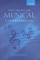 New essays on musical understanding /