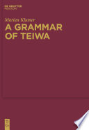 A grammar of Teiwa /