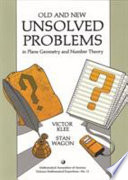Old and new unsolved problems in plane geometry and number theory /