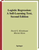 Logistic regression : a self-learning text /