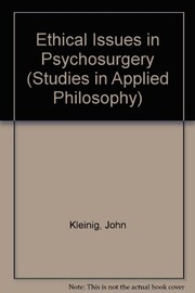 Ethical issues in psychosurgery /