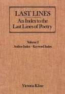 Last lines : an index to last lines of poetry /