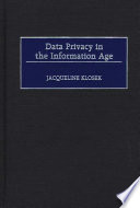Data privacy in the information age /