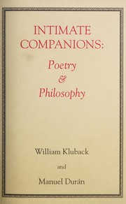 Intimate companions : poetry & philosophy /