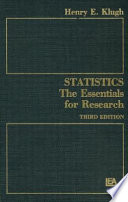 Statistics : the essentials for research /